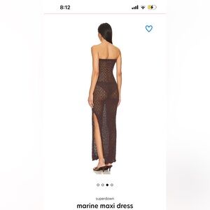 Super down knit, crochet brown cover up/dress. SOLD OUT